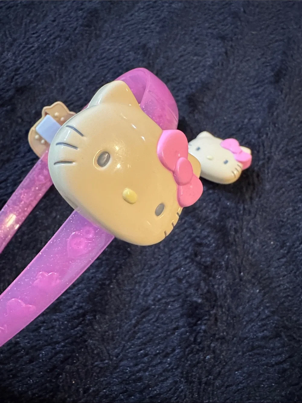 Hello Kitty Barrettes on Headband or Use Alone 2002 McDonald’s Happy Meal Toy